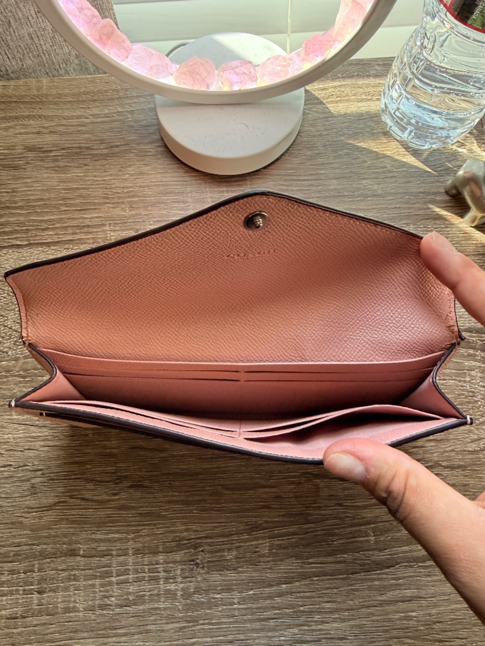 Coach Pink Envelope Wallet - Picture 3 of 4